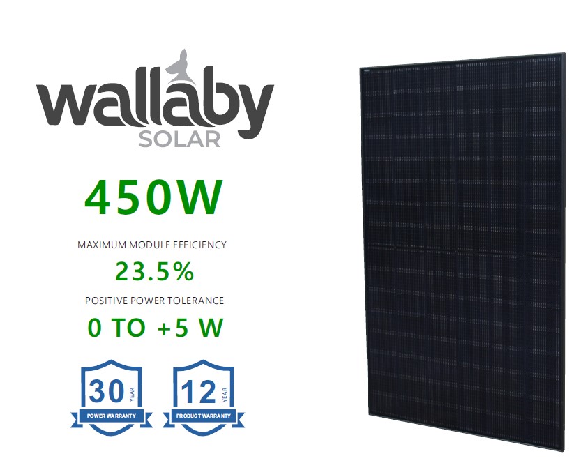 Wallaby 450-470 W Solar Panel product visual