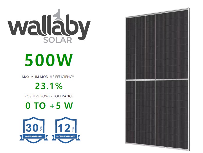 Wallaby 475-500 W Solar Panel product visual