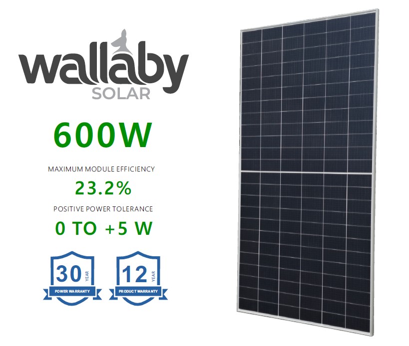 Wallaby 595-600 W Solar Panel product visual