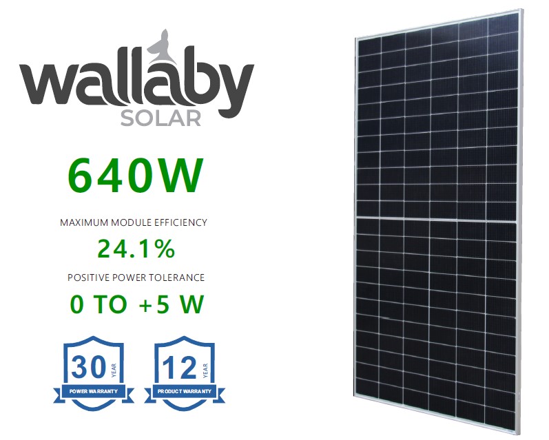 Wallaby 640-650 W Solar Panel product visual