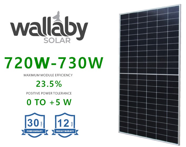 Wallaby 720-730 W Solar Panel product visual